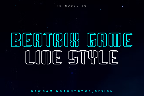 Beatrix Game Font for Bold Branding
