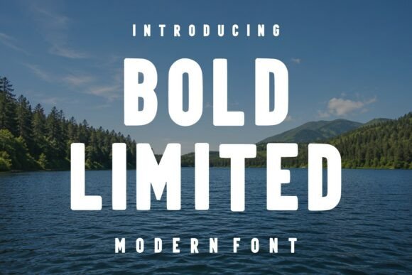 Bold Limited Font for Creative Makers