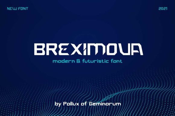 Breximova: A Futuristic Display Font