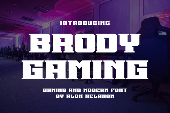 Brody Gaming Font for Business Branding