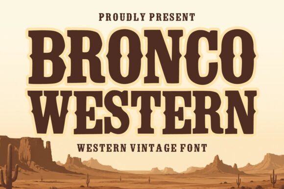 Bronco Western Font Review