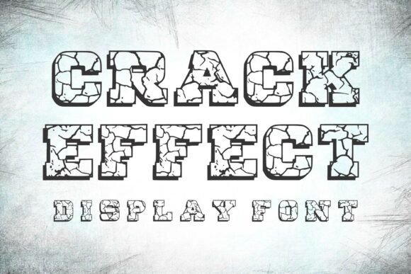 Crack Effect Font Review