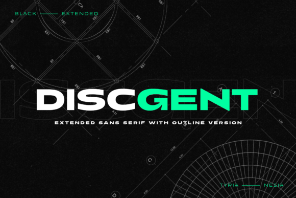 Discgent: Bold Font for Business Branding