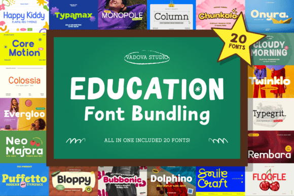 Education Bundle Font Download