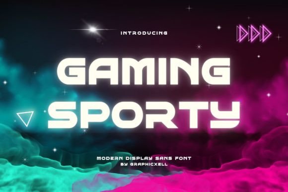 Gaming Sporty Font for Bold Design