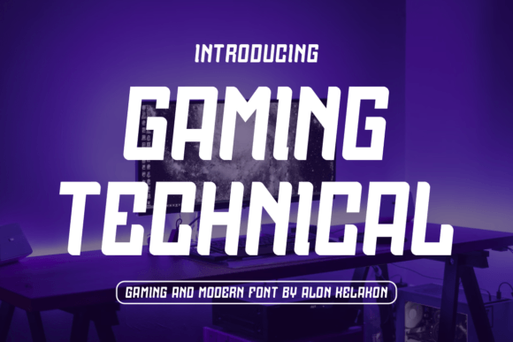 Gaming Technical Font for Bold Branding