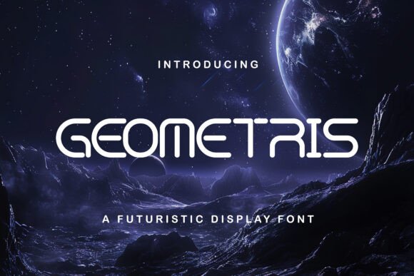 Geometris: A Futuristic Font for Digital Design