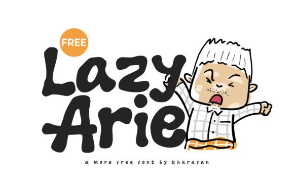 Lazy Arie Font for Creative Campaigns