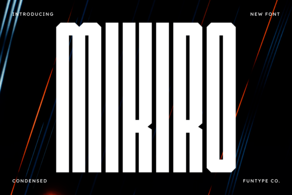 Mikiro: A Bold Typeface for Modern Design
