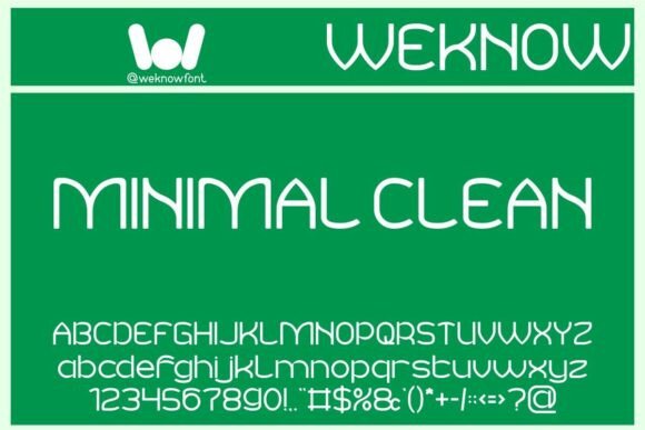 Minimal Clean: A Font for Elegant Design