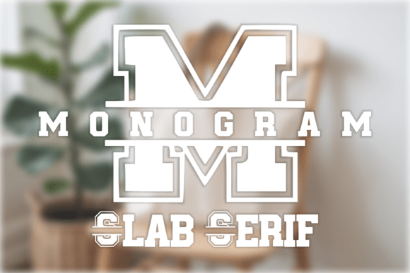 Monogram Slab Serif Font