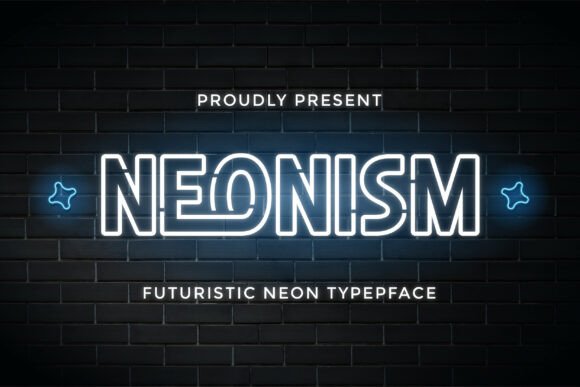 Neonism Font for Creative Makers