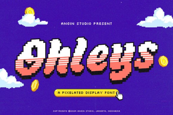 Ohleys: A Pixelated Font for Nostalgic Design