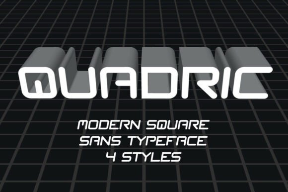 Quadric Font: Modern Typography for Editorial Design