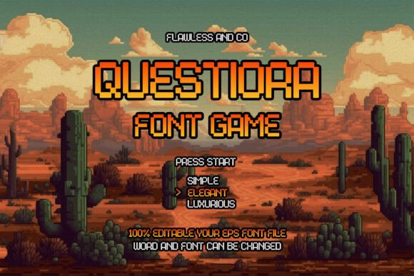 Questiora: Bold Display Font for Creative Projects