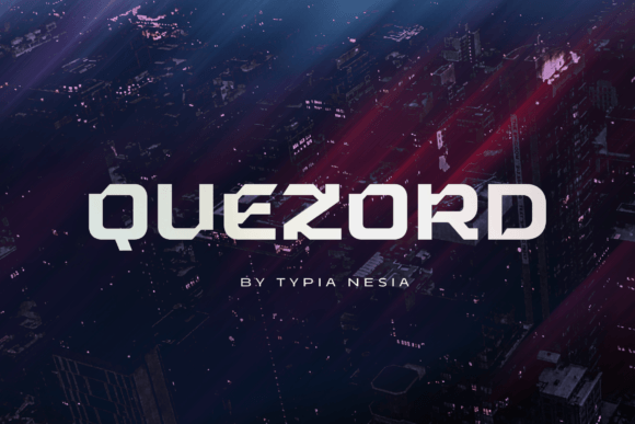 Quezord – Bold Sci-Fi Font for Business