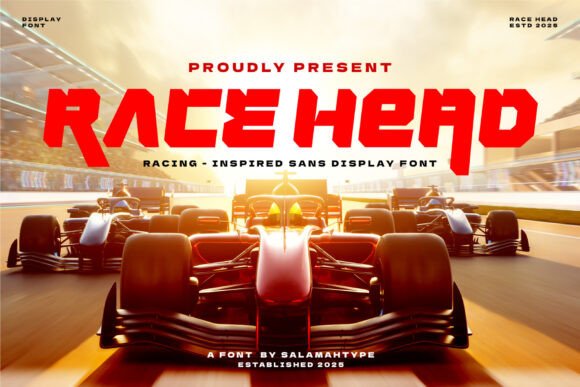 Race Head Font for Bold Design