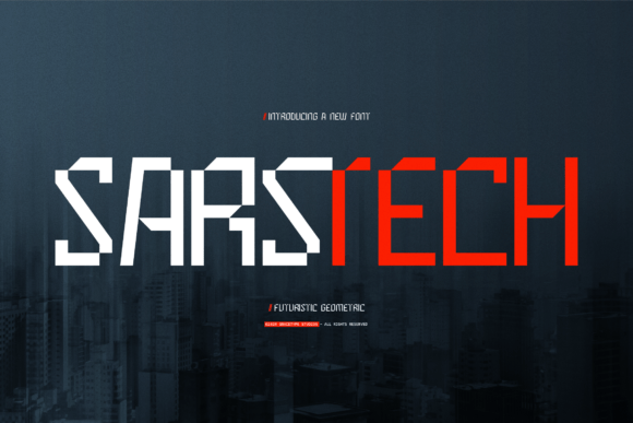 Sarstech Font: Modern Typography for Editorial Design