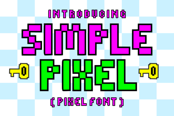 Simple Pixel Font for Creative Brands
