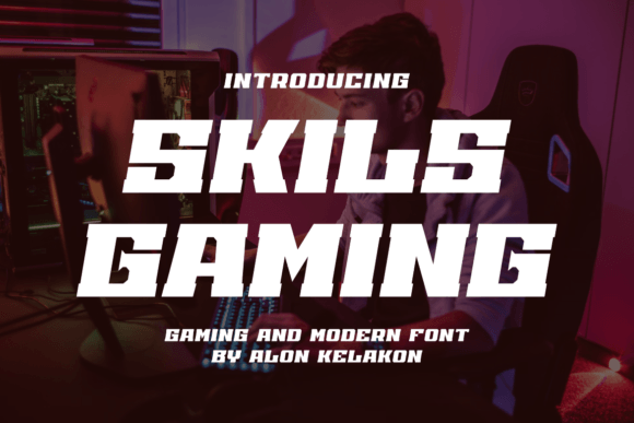 Skils Gaming Font for Bold Design