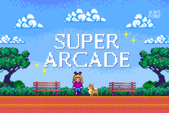 Super Arcade Font for Web Design