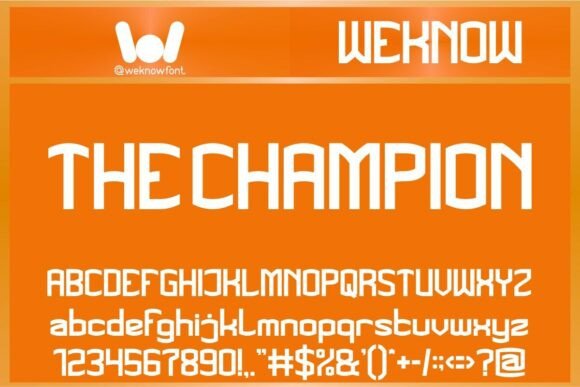 The Champion Font