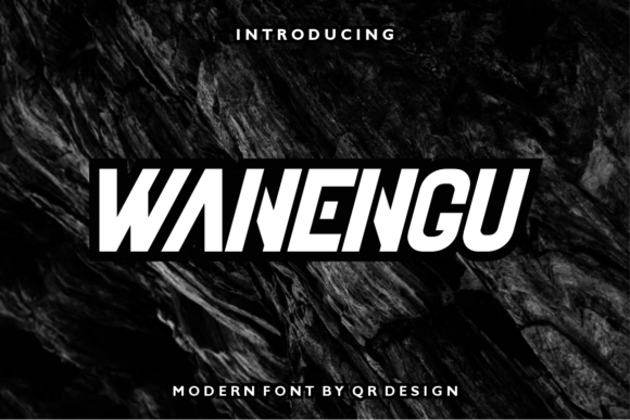 Wanengu Font for Creative Makers