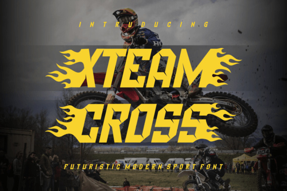 XTeam Cross Font for Bold Design